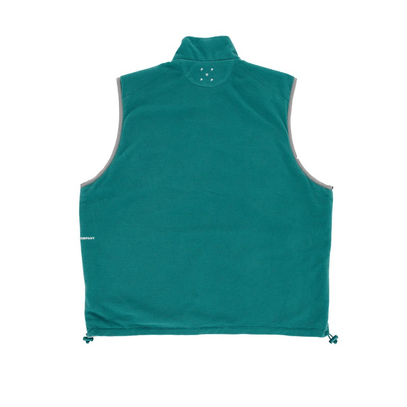 レア美品pop trading company Safari vest XL Pop Reversible Safari Vest Anthracite