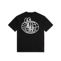 LAST RESORT AB ATLAS MONOGRAM TEE BLACK