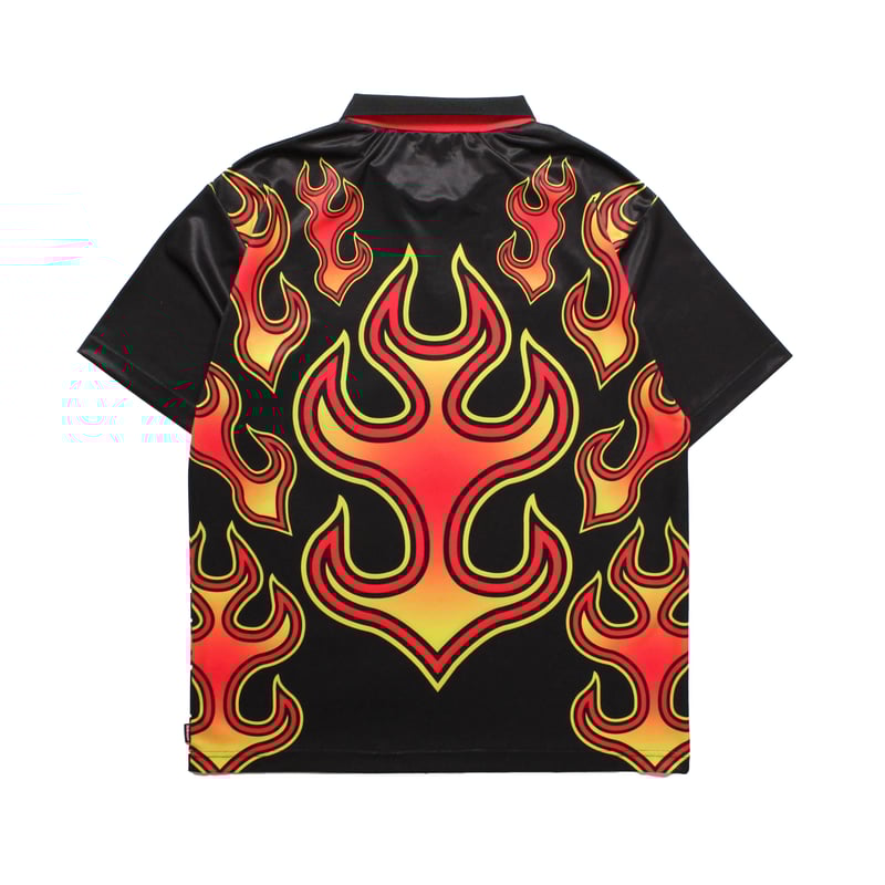 HELLRAZOR FIRE SOCCER JERSEY BLACK PROV ONLIN