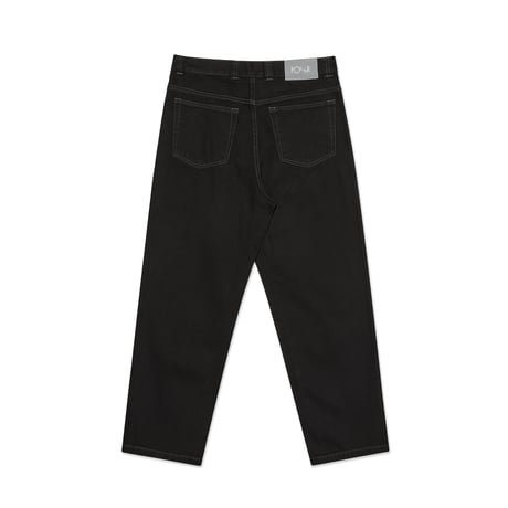 POLAR SKATE CO. 93! PANTS CONTRAST STITCHING BLACK / DARK OLIVE
