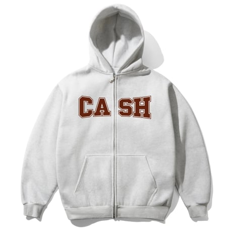 CASH ONLY CAMPUS ZIP-THRU HOOD ASH