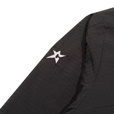 CARPET COMPANY RAIN JACKET REVERSIBLEHOOD BLACK