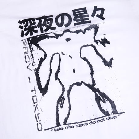 LATENITESTARS X PROV STAR OF MIDNIGHT TEE WHITE