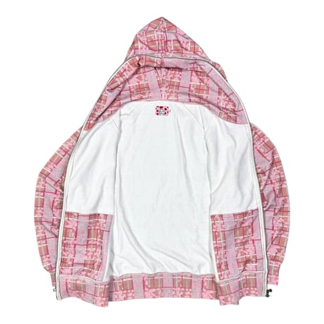 STAR TEAM LEOPARD FULL ZIP PINK