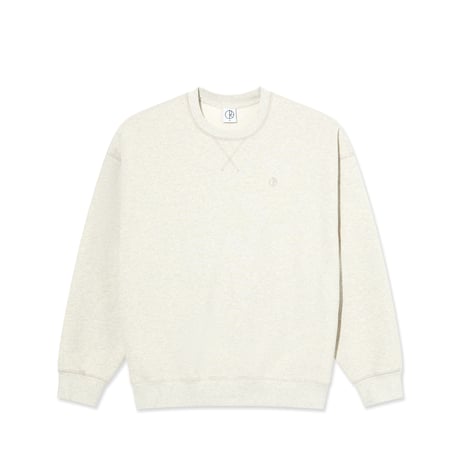 POLAR SKATE CO. FRANKIE CREWNECK IVORY GREY MELANGE