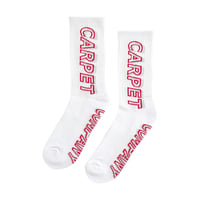 CARPET COMPANY MISPRINT SOCKS WHITE