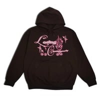 AWIDES LOSING CONTINUOUSLY HOODIE BROWN