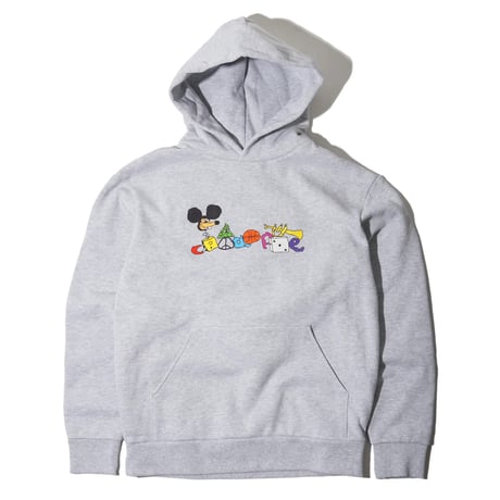 SKATEBOARD CAFE STACK HOOD GREY