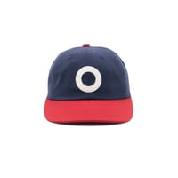 POP TRADING COMPANY O SIXPANEL HAT NAVY / GOJI BERRY