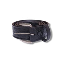 T's BELTS  SKULL BLACK