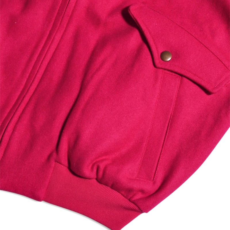 PROV MASTER MELTON JACKET DEEP PINK | PROV ONLI