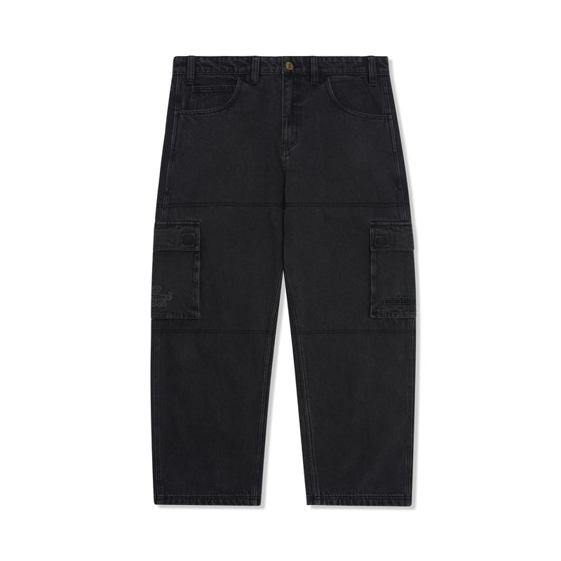 CASH ONLY ALEKA CARGO JEANS BLACK