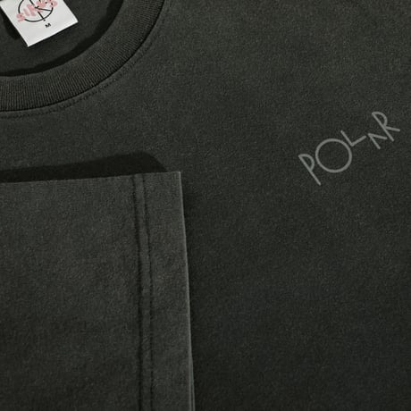 POLAR HORSE HAND TEE SILVER BLACK