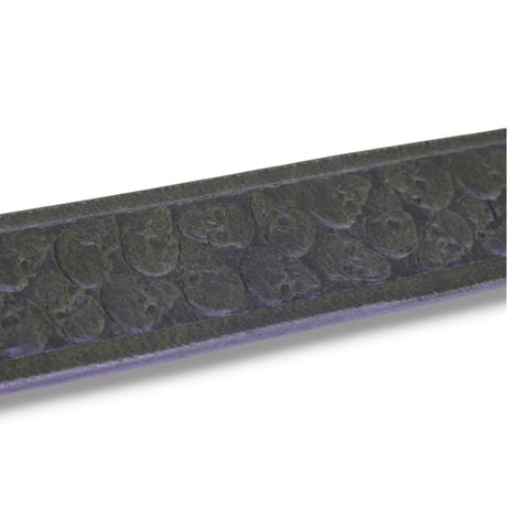 T's BELTS  SKULL GREEN