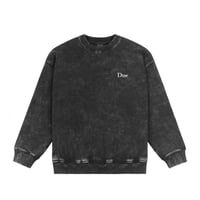 DIME CLASSIC FRENCH TERRY CREWNECK FADED BLACK