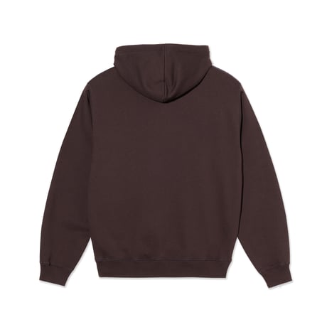 POLAR SKATE CO. SP26 CONTRAST DAVE HOODIE | CRUDE LOGO CHOCOLATE