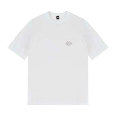 MAGENTA PLANT TEE WHITE