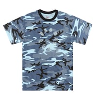 BRONZE 56K SPIRAL TEE BLUE CAMO