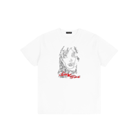 DIME ABSTRACT TEE WHITE