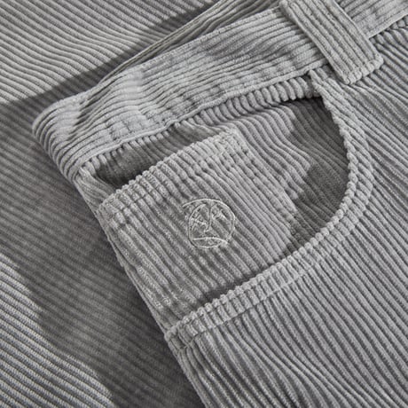 POLAR SKATE CO. BIG BOY PANTS CORD SILVER
