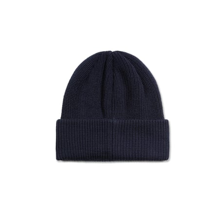 POLAR DOUBLE FOLD MERINO BEANIE NAVY