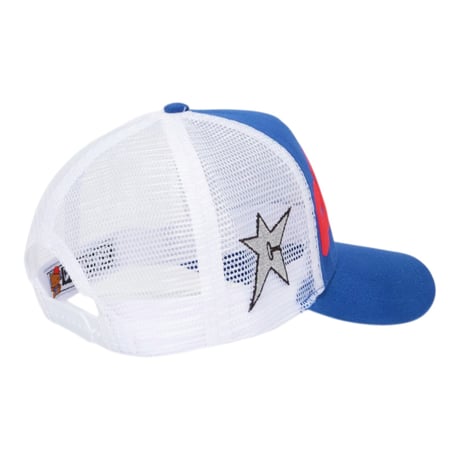 CARPET COMPANY VARSITY TRUCKER HAT BLUE