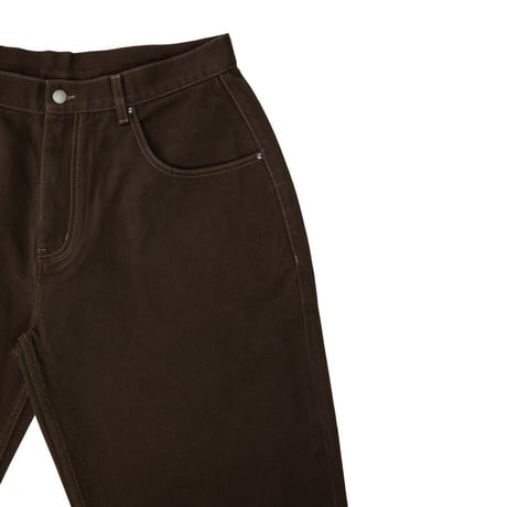 BAGLADY BROWN DENIM JEANS