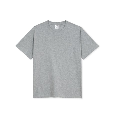 POLAR SKATE CO. STEVE TEE HEATHER GREY