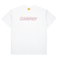 CARPET COMPANY MISPRINT RHINESTONE TEE WHITE