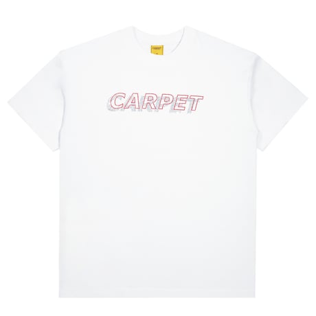 CARPET COMPANY MISPRINT RHINESTONE TEE WHITE