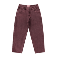 DIME BAGGY DENIM PANTS WINE WASHED