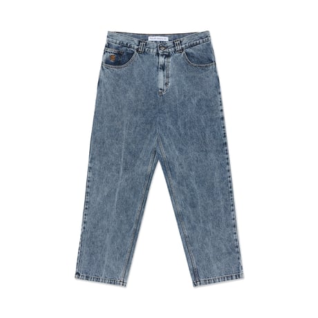 POLAR SKATE CO. 93 PANTS HEAVY WASHED BLUE