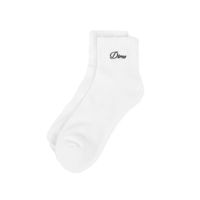 DIME TWO PACK ANKLE SOCKS WHITE