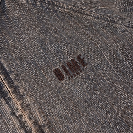 DIME JEANS JACKET PREMIUM BROWN