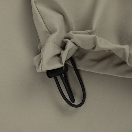DIME PLEATED NYLON PANTS GREY