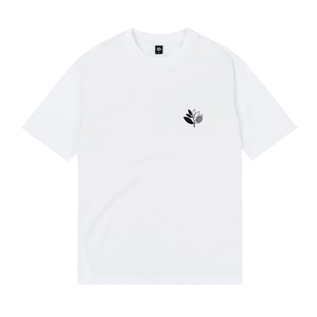 MAGENTA YIN TEE WHITE