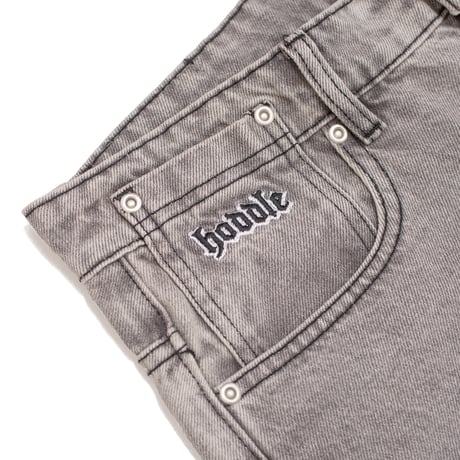 HODDLE RANGER JEAN LIGHT WASH GREY