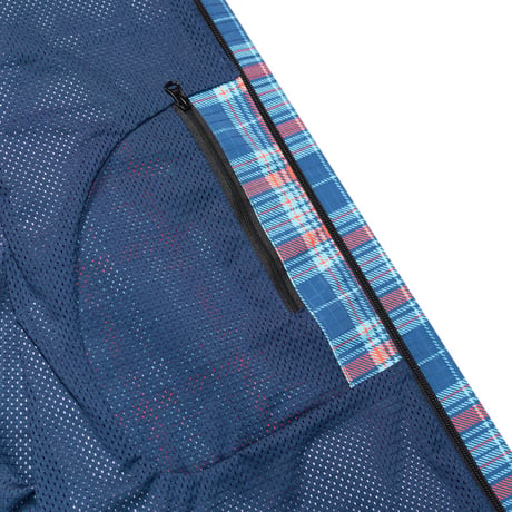 CARPET COMPANY RAIN JACKET REVERSIBLEHOOD PLAID
