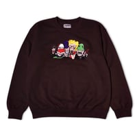 PROV X ETHAN SMITH BUDDY CREWNECK DARK CHOCOLATE
