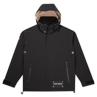CARPET COMPANY RAIN JACKET REVERSIBLEHOOD BLACK