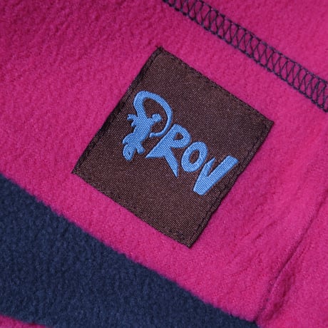 PROV REVERSIBLE FLEECE BEANIE PINK / CHARCOAL
