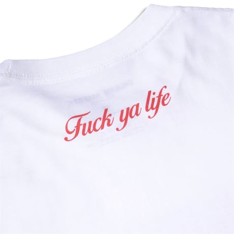 SKATE MUZIK FUCK YA LIFE TEE WHITE
