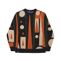 HELAS BACKGAMMON CREWNECK KNIT MULTICO