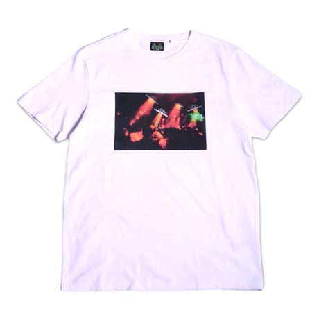 COME TO MY CHURCH ALIEN ATTACK TEE WHITE