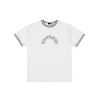 DIME ARCH RINGER TEE WHITE