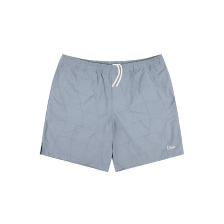 DIME WAVE QUILTED SHORTS CLOUD BLUE
