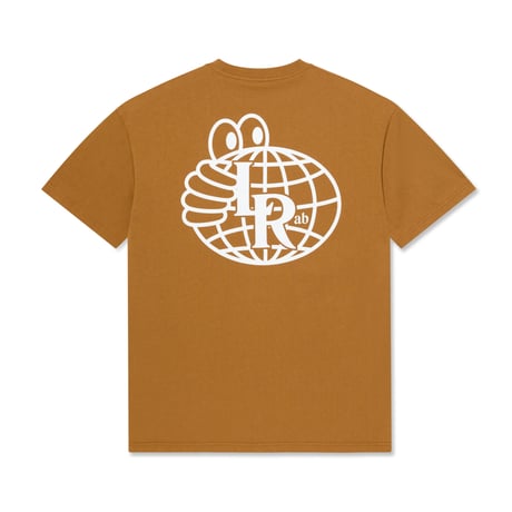 LAST RESORT AB ATLAS MONOGRAM TEE G.BROWN / WHITE