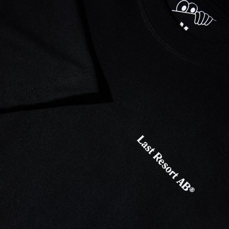 LAST RESORT AB ATLAS MONOGRAM S/S TEE BLACK
