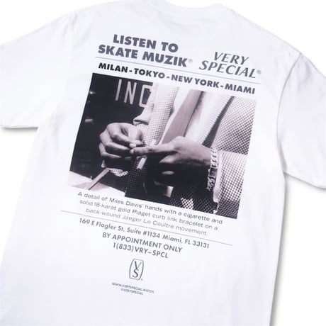 SKATE MUZIK VERY SPECIAL TEE WHITE