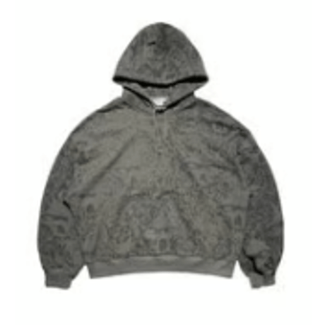 STINGWATER EGO DEATH HOODEAD PULLOVER SWEATSHIRT DARK GRAY